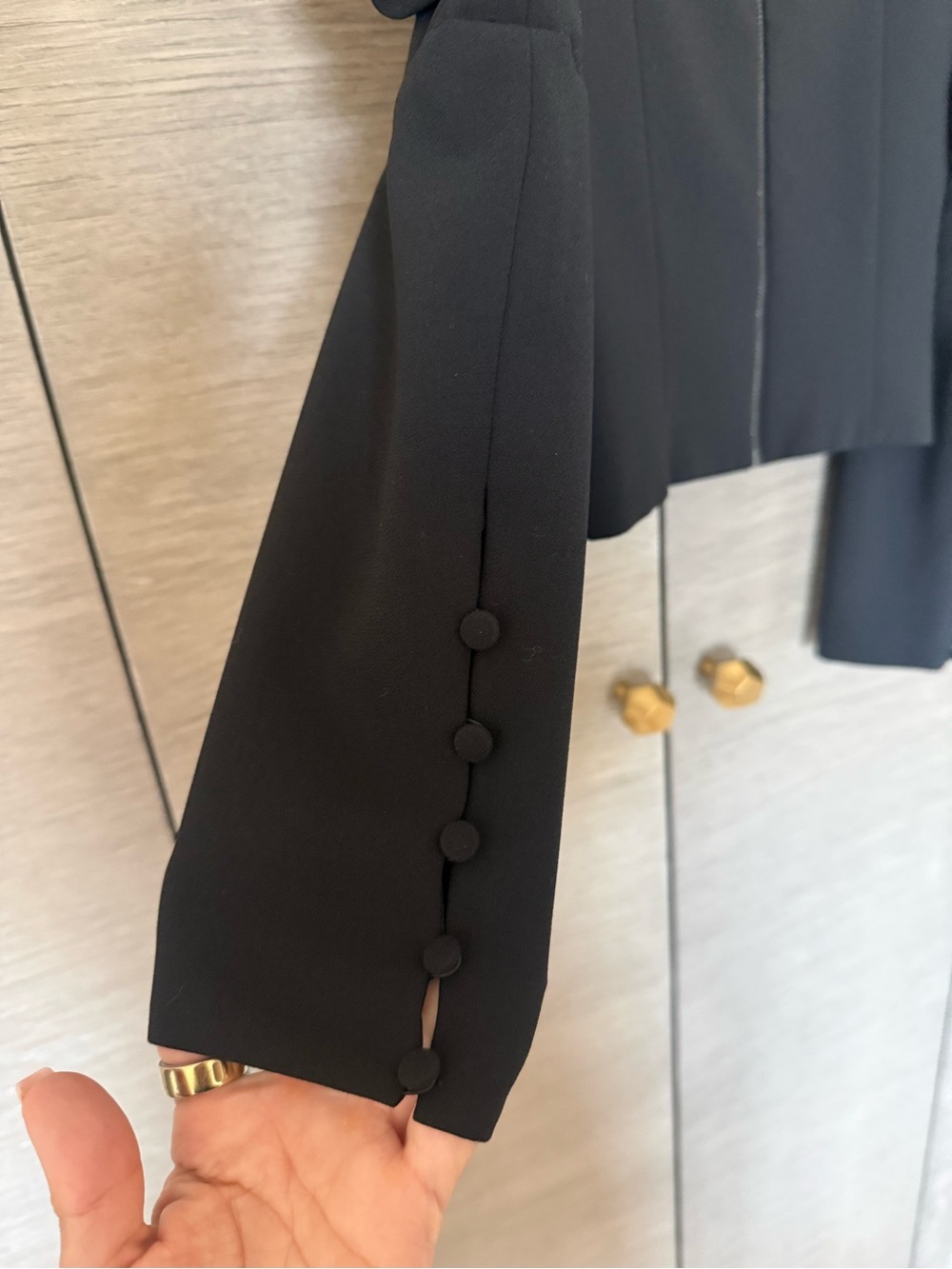 Alice + Olivia Black Top - Picture 6 of 6